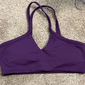 Crop shop boutique sport bra xl Purple Women's Sports Bra